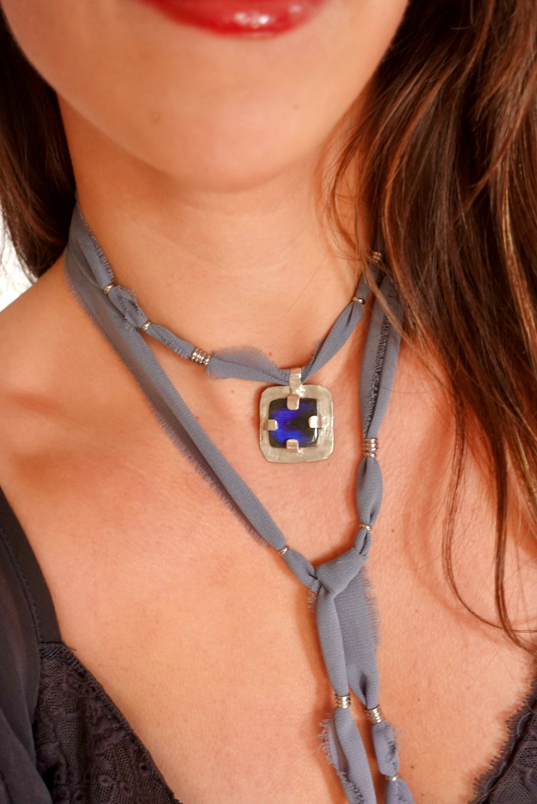 Collar Alchemia Labradorita Plata