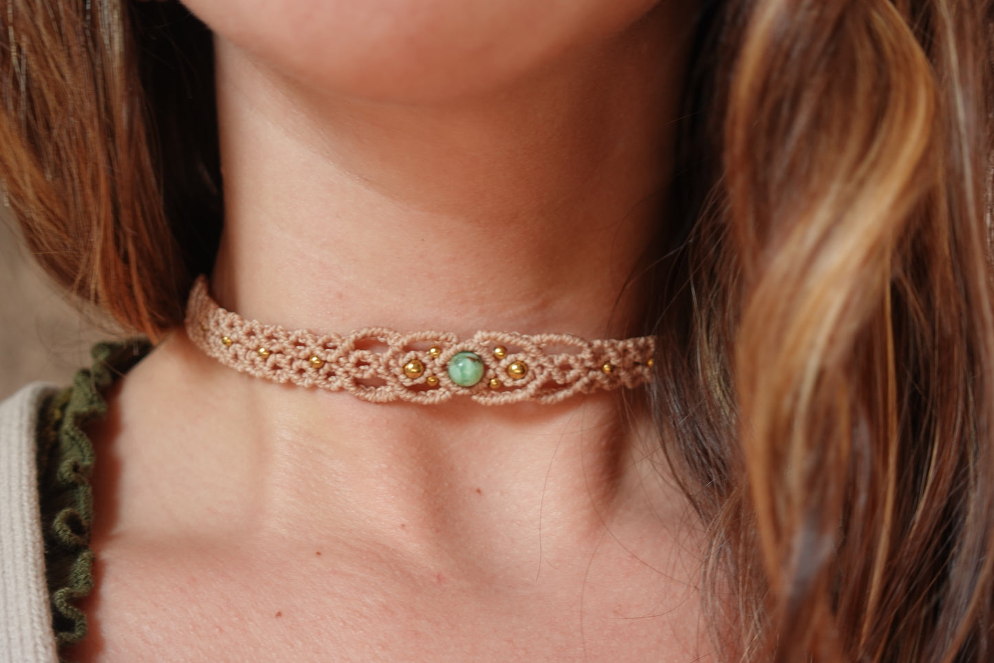 Choker Nosara Crisoprasa