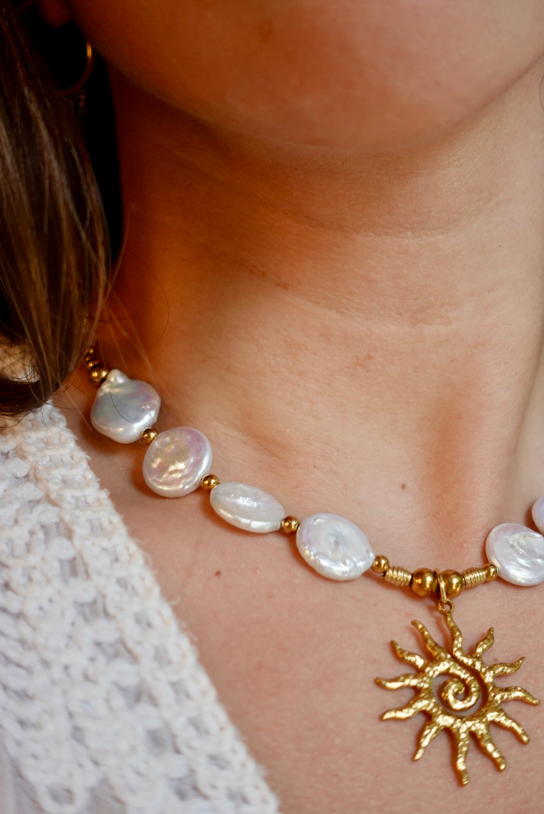 Collar Perla Sol