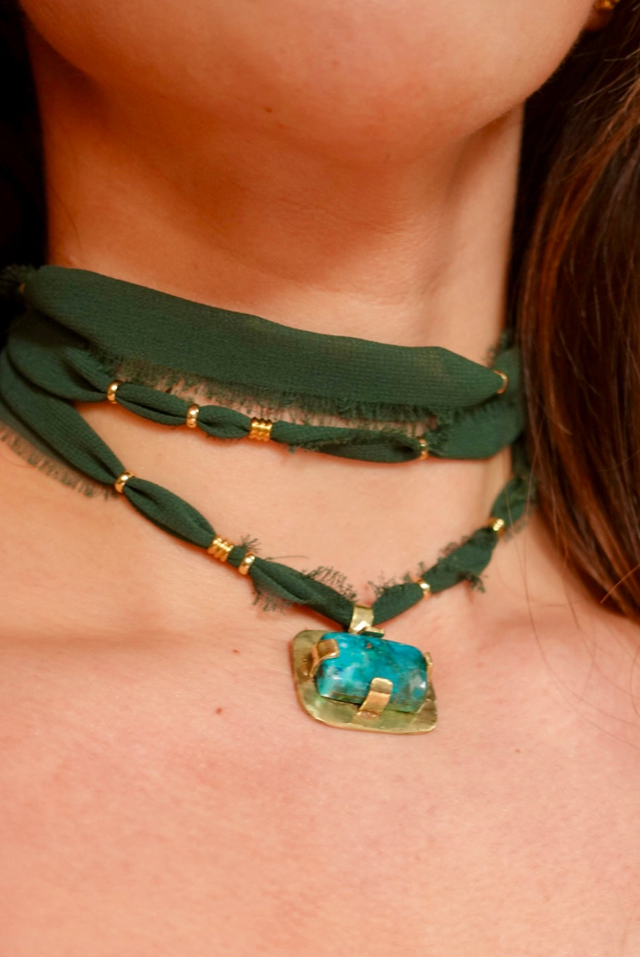 Collar Alchemia Shattukita (verde)