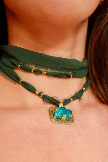 Collar Alchemia Shattukita (verde)
