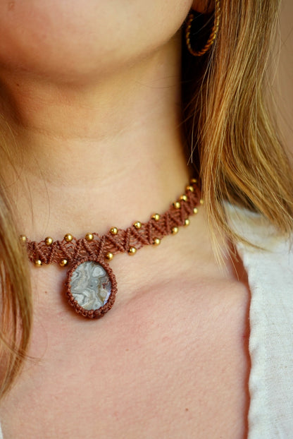 Collar Pipa Agata Crazy Lace