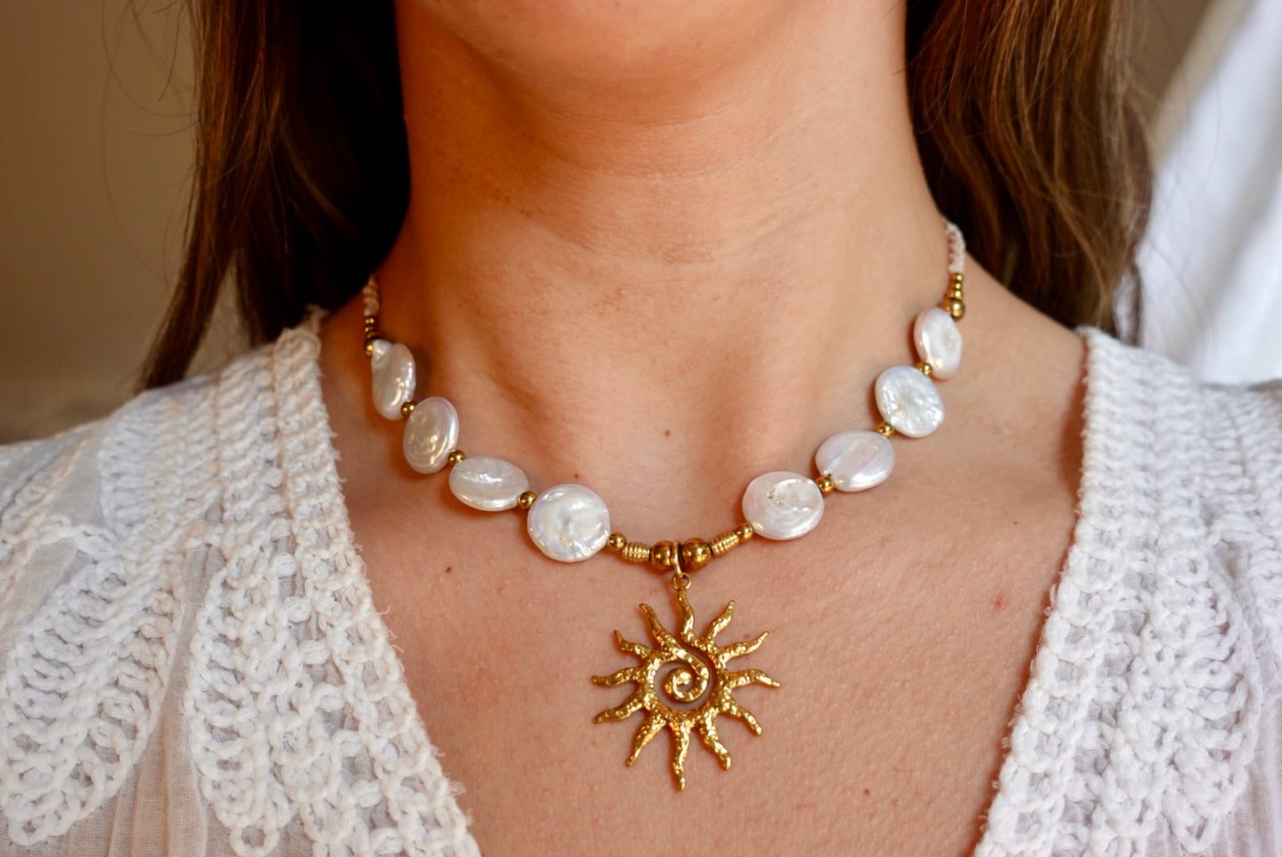 Collar Perla Sol