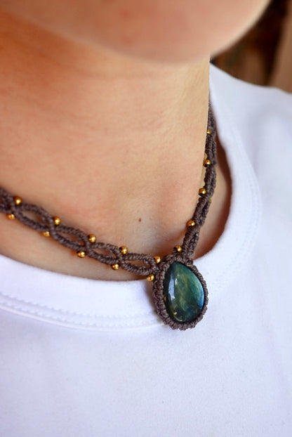 Collar Fiji Labradorita