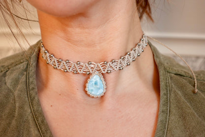Collar Pipa Larimar