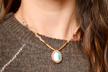 Collar Belice Larimar (beige)