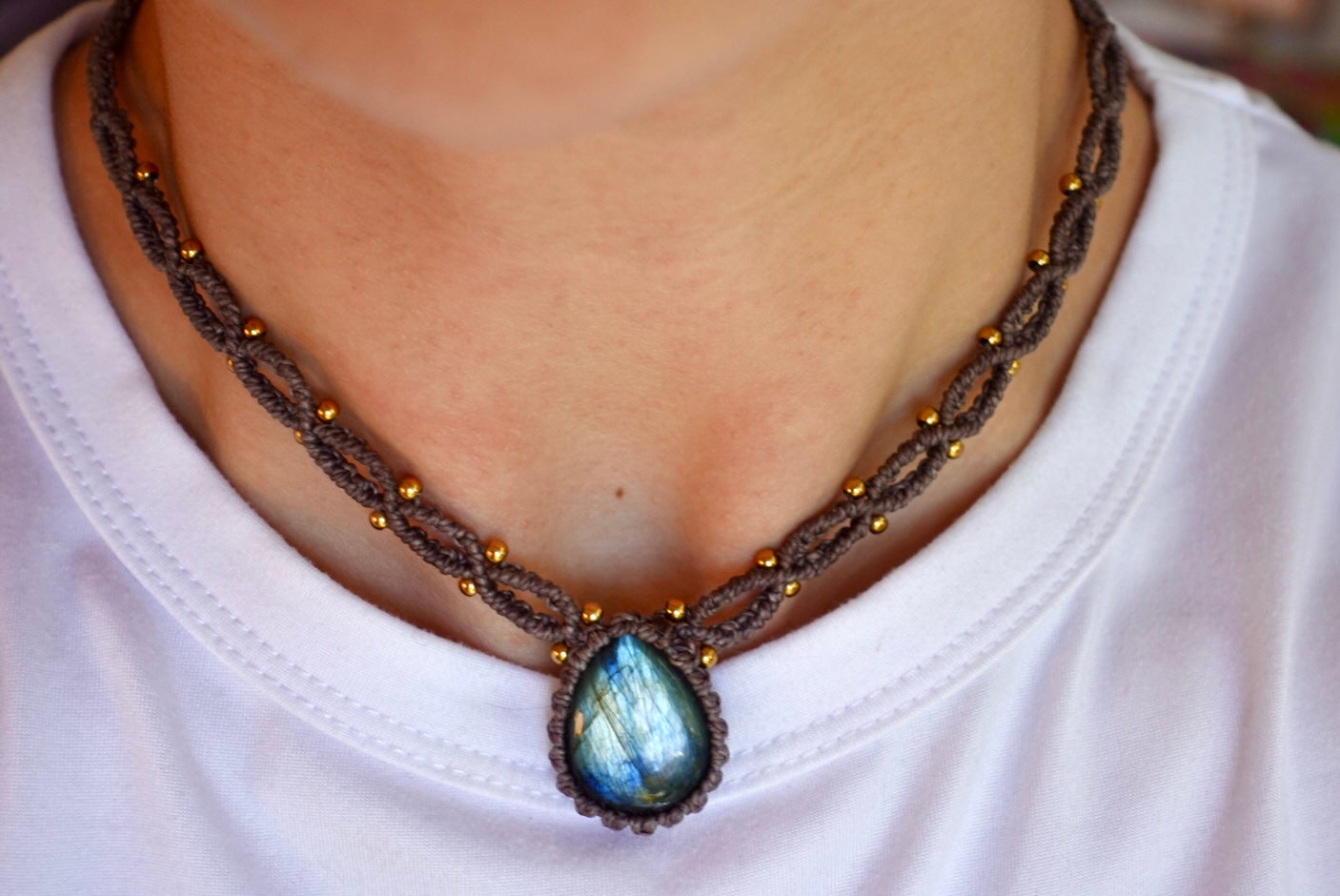 Collar Fiji Labradorita
