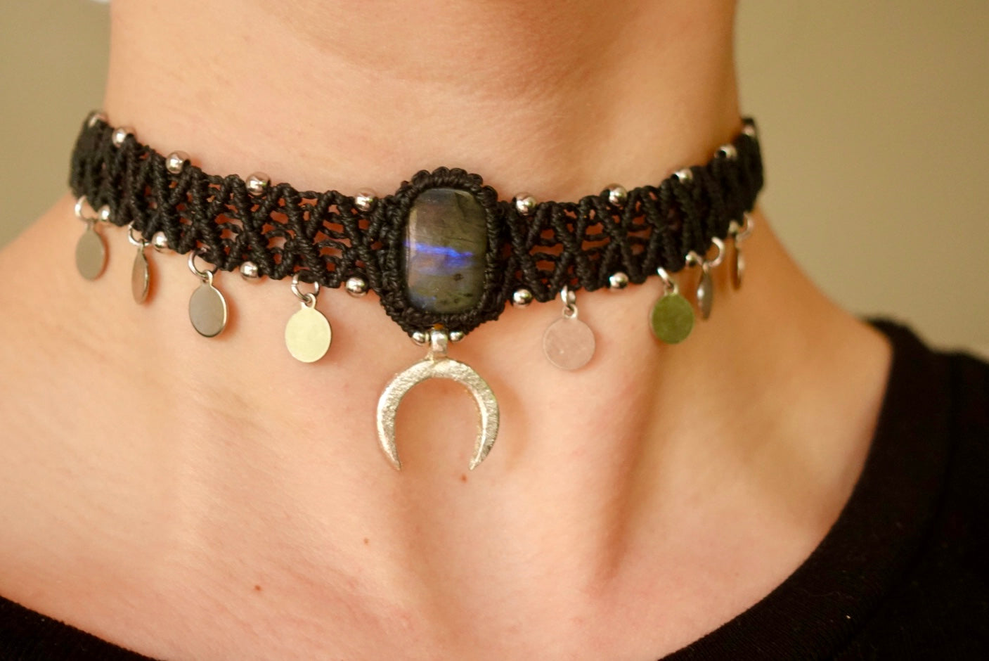 Choker Bali Labradorita