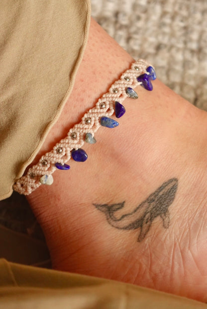 Pulsera/Tobillera Lapislázuli