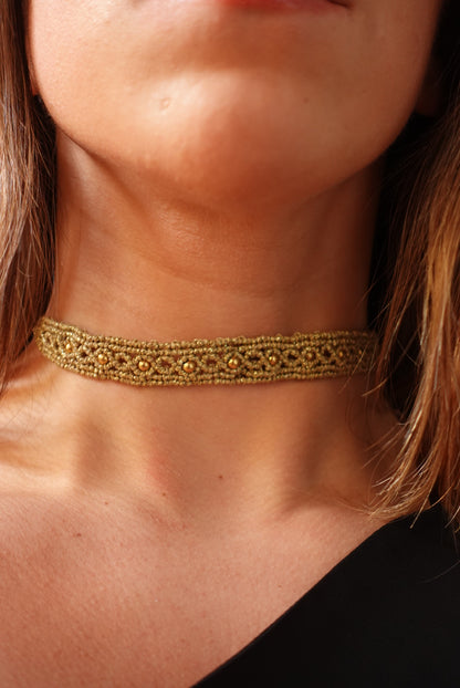 Choker Alba Dorado