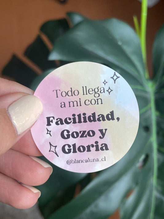 Sticker Todo llega a mi