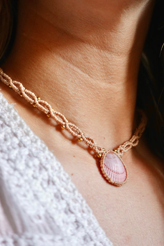 Collar Conchita (beige)