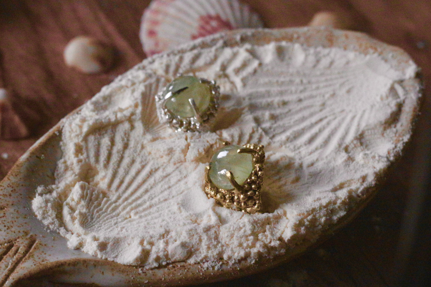 Anillo Marea Prehnita (bronce)