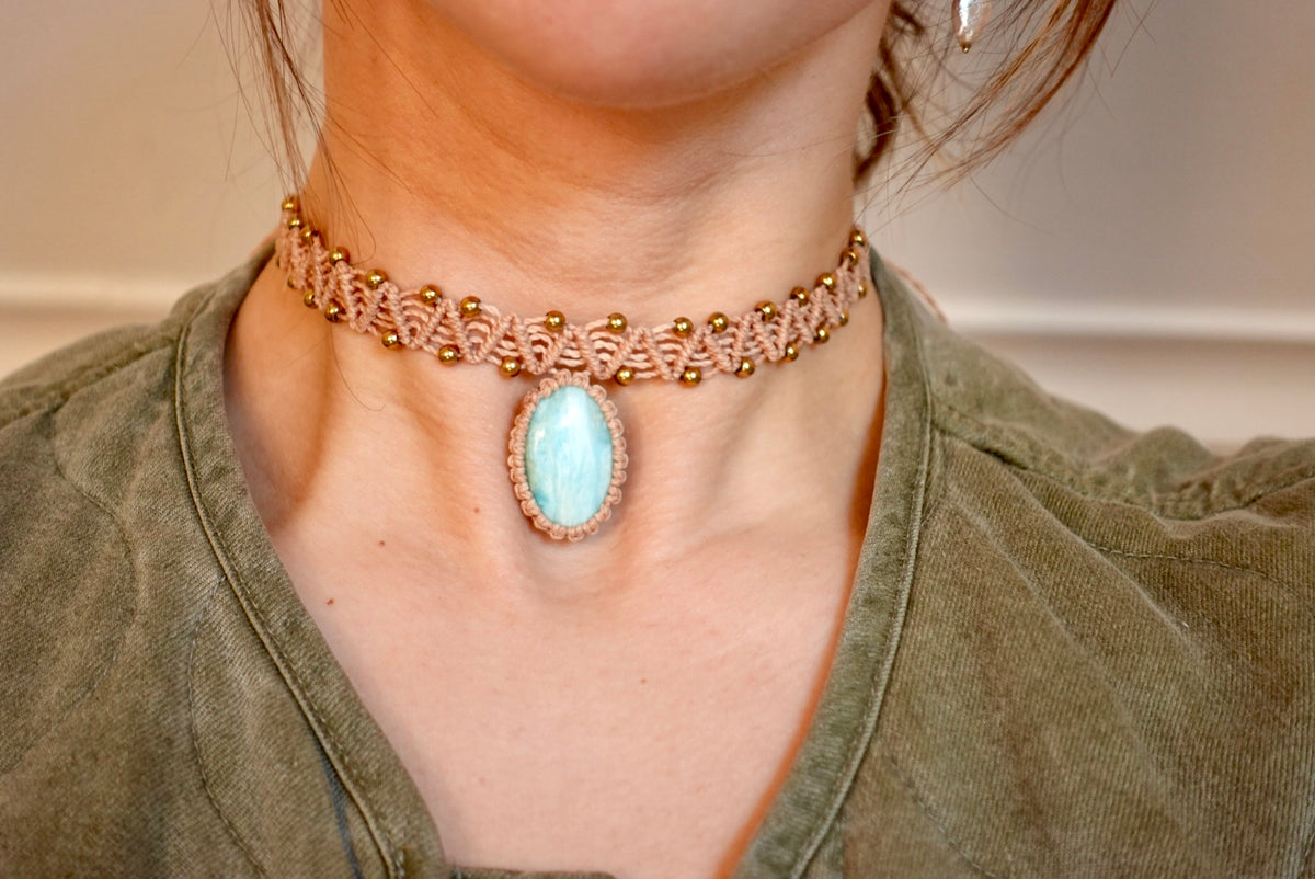 Collar Pipa Aragonito