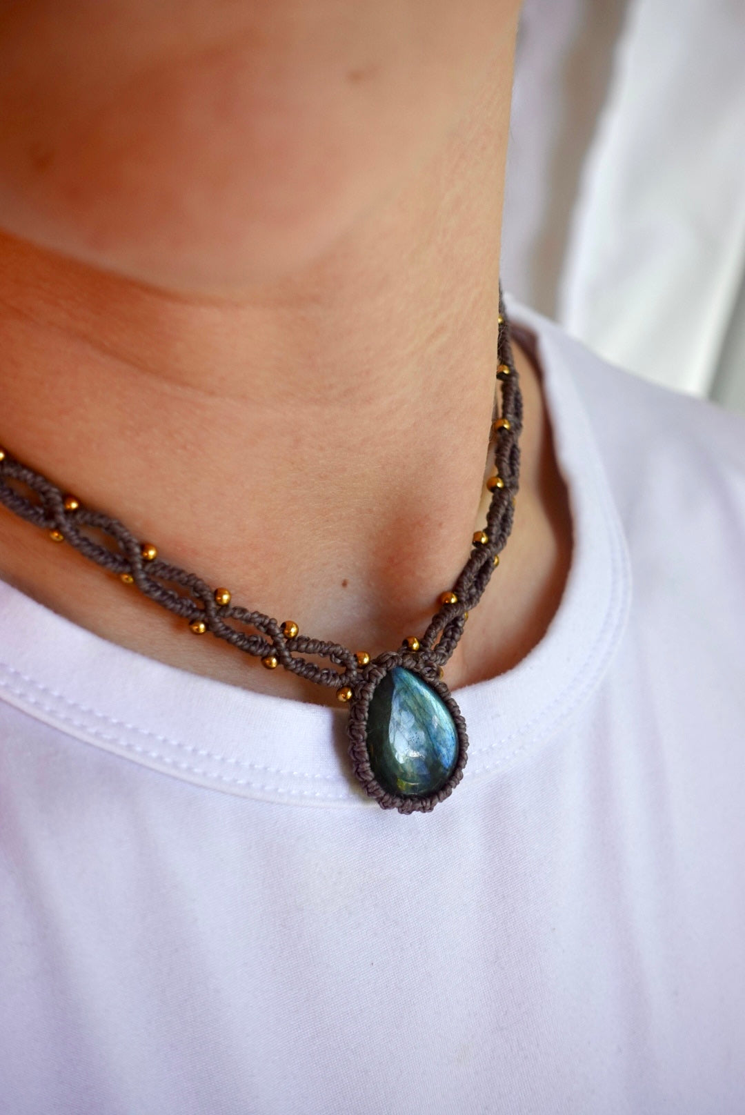 Collar Fiji Labradorita