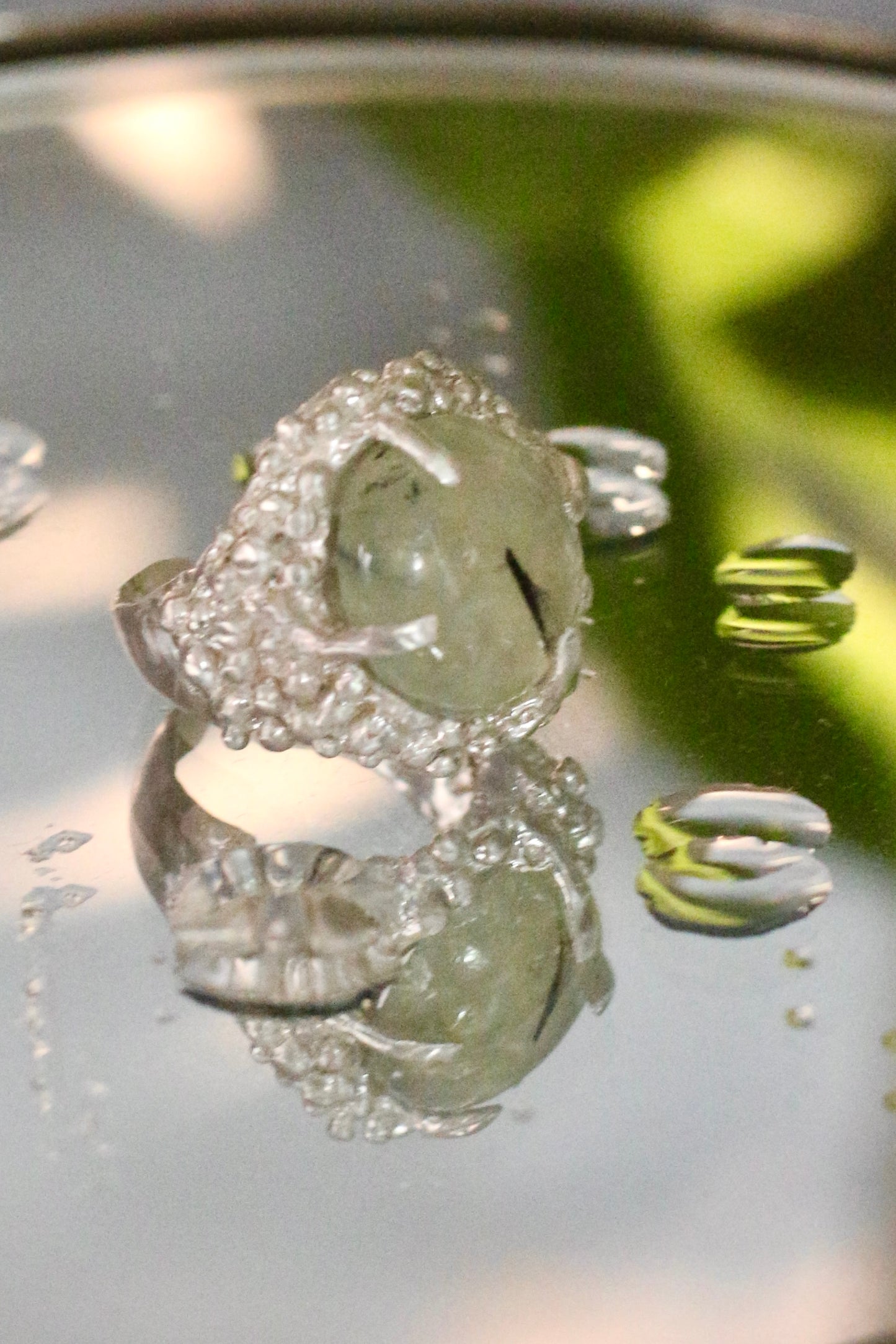 Anillo Marea Prehnita (plata)