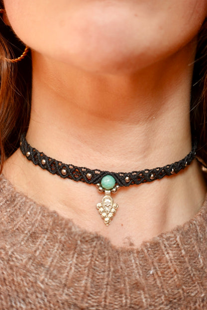 Choker Barú Amazonita