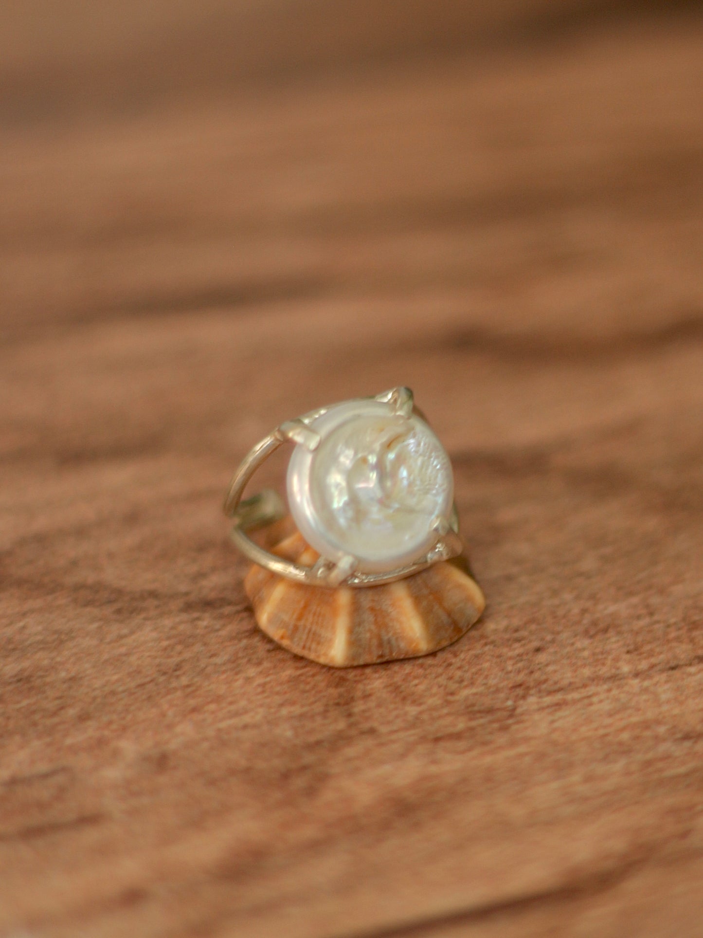 Anillo Reflejo Perla (plata)