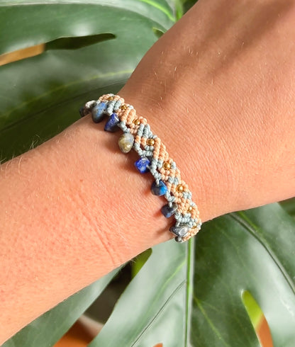 Pulsera/Tobillera Lapislázuli