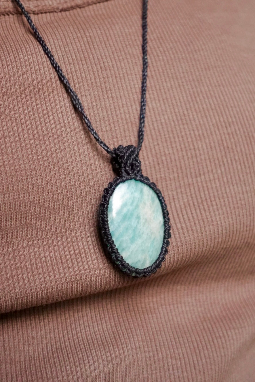 Collar Mallorca Amazonita