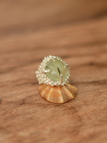 Anillo Marea Prehnita (plata)