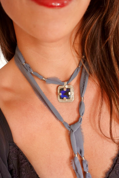 Collar Alchemia Labradorita Plata