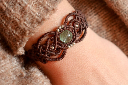 Choker/Pulsera Fluorita (cafe)