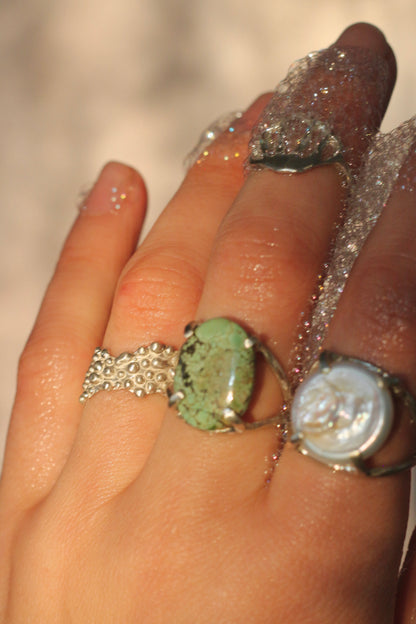 Anillo Espuma Plata