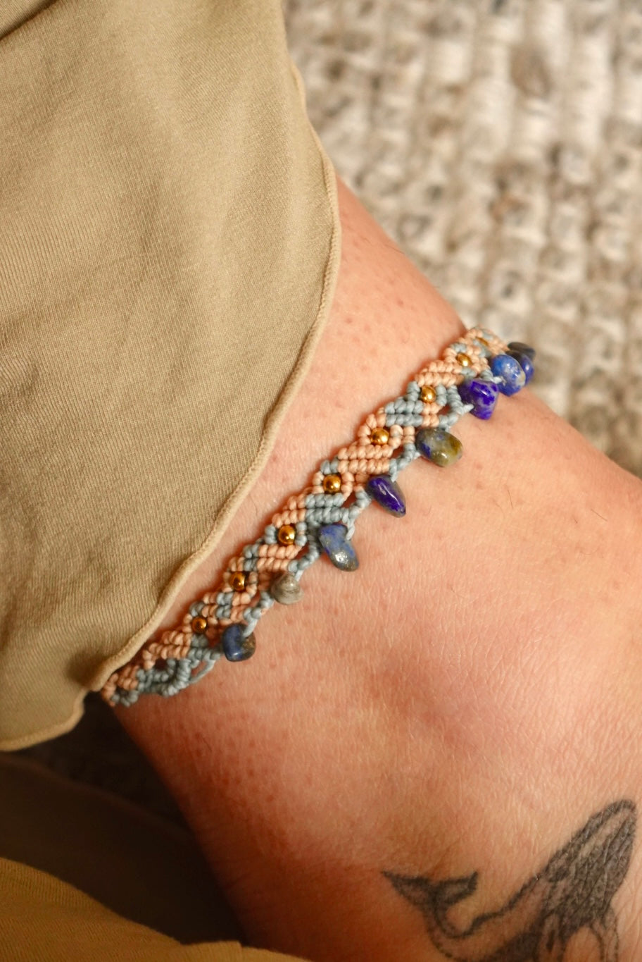 Pulsera/Tobillera Lapislázuli