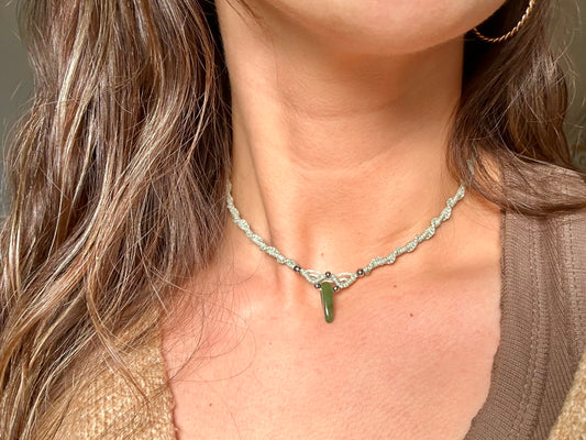 Collar Jade (verde agua)