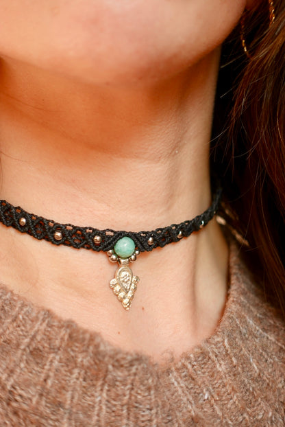 Choker Barú Amazonita