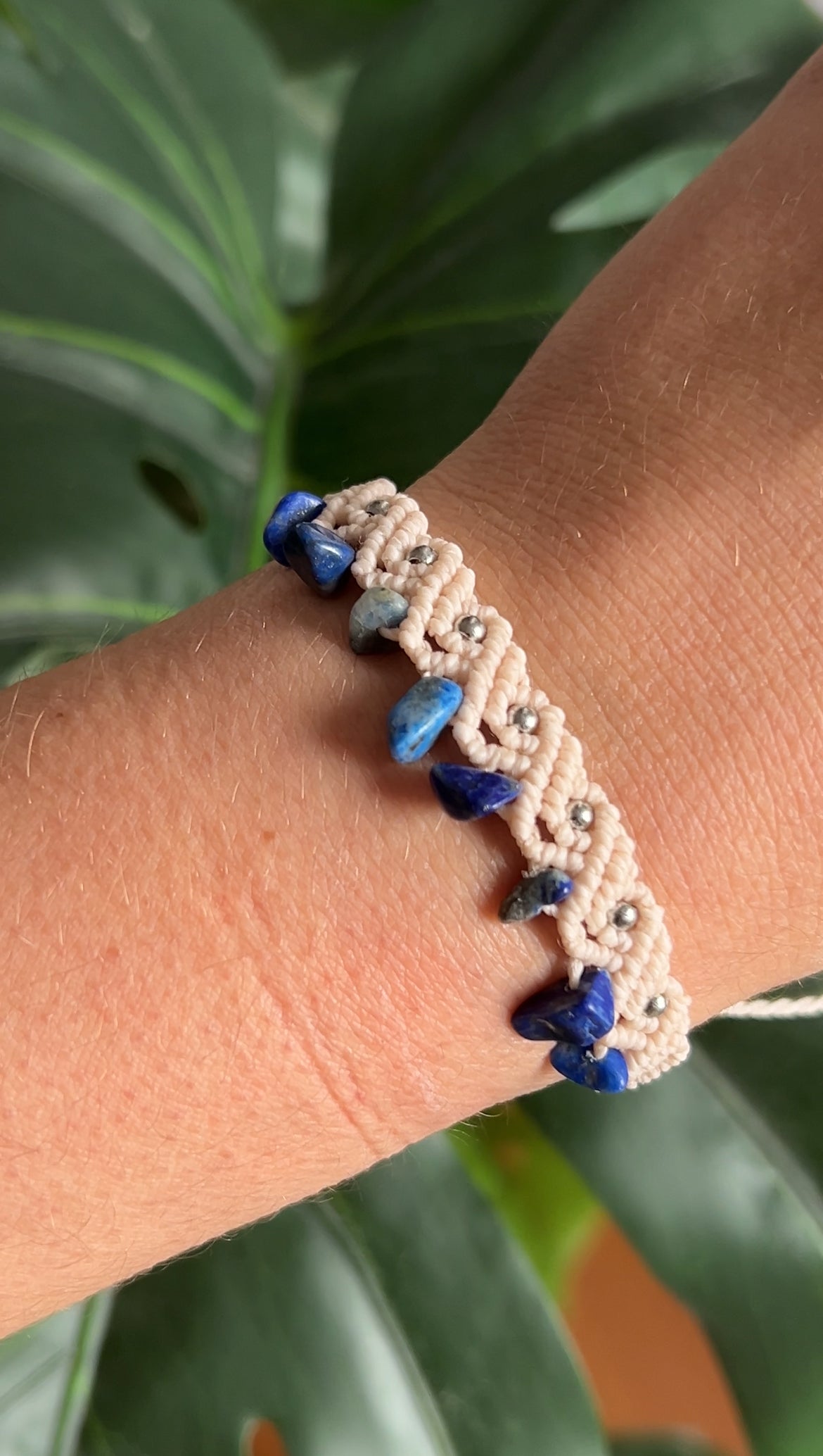 Pulsera/Tobillera Lapislázuli