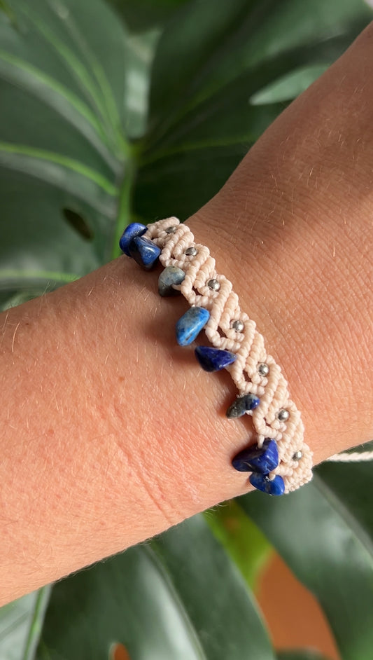 Pulsera/Tobillera Lapislázuli
