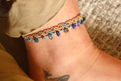 Pulsera/Tobillera Lapislázuli