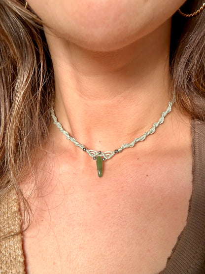 Collar Jade (verde agua)