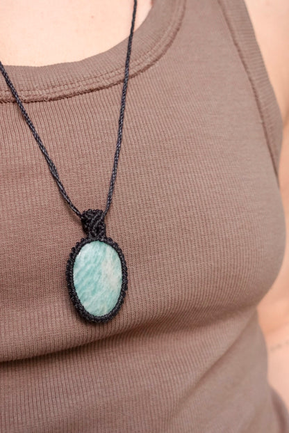 Collar Mallorca Amazonita