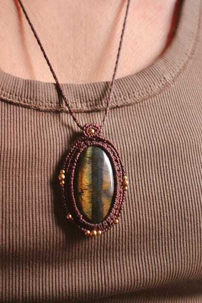Collar Mallorca Ojo de Tigre