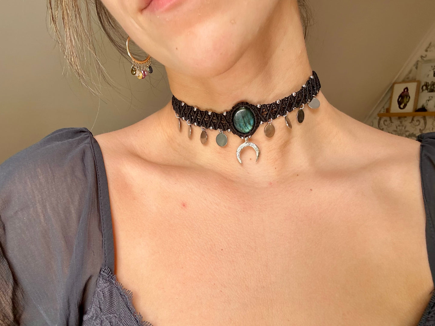 Choker Bali Labradorita