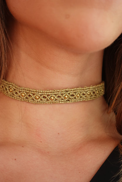 Choker Alba Dorado