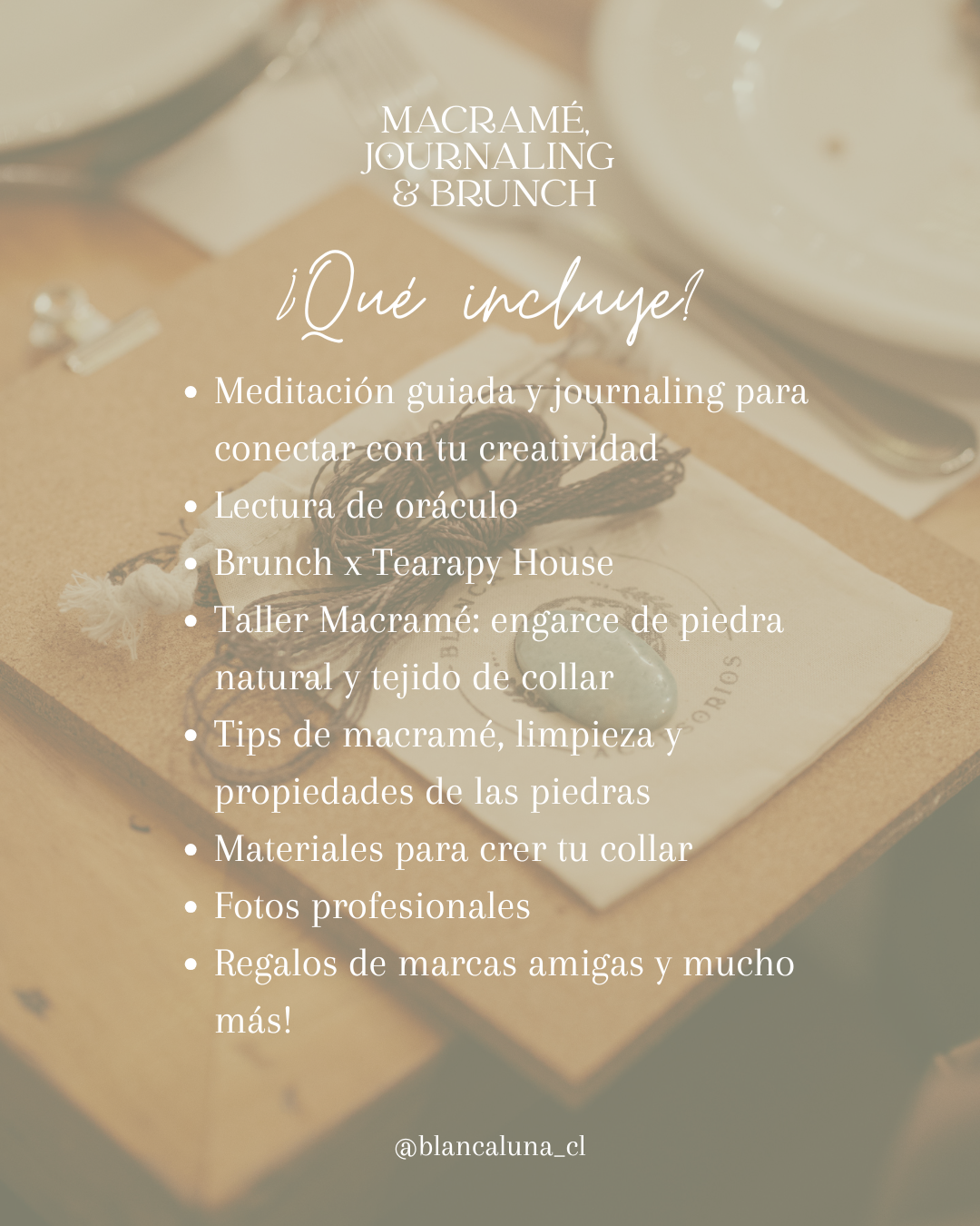 Macramé, Journaling & Brunch | 27 junio