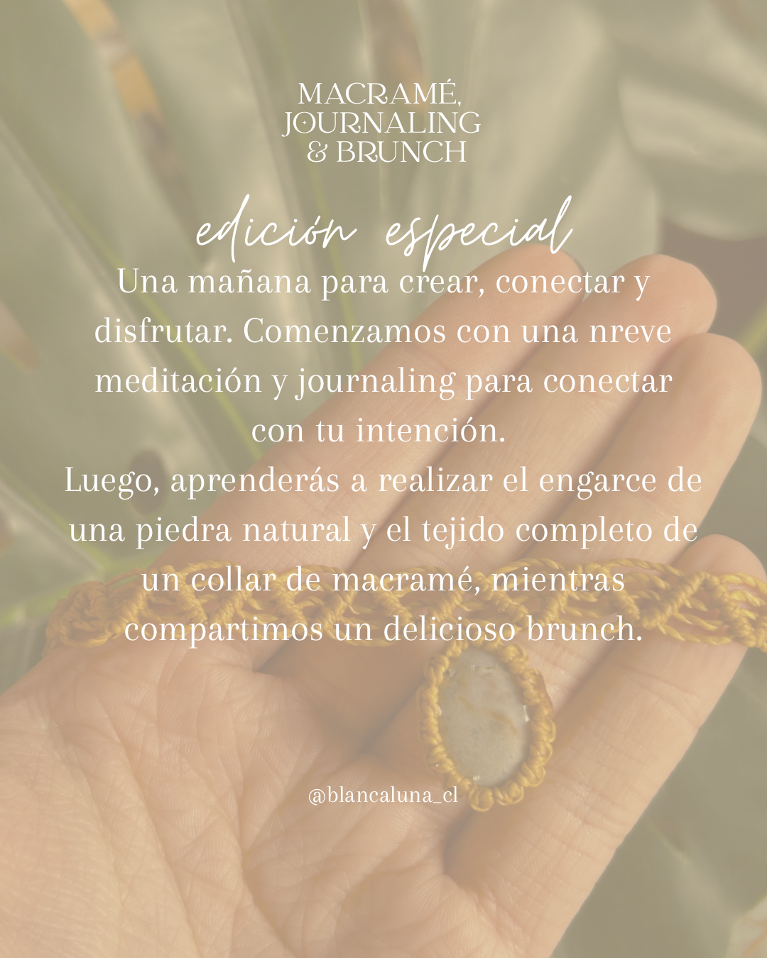 Macramé, Journaling & Brunch | 27 junio